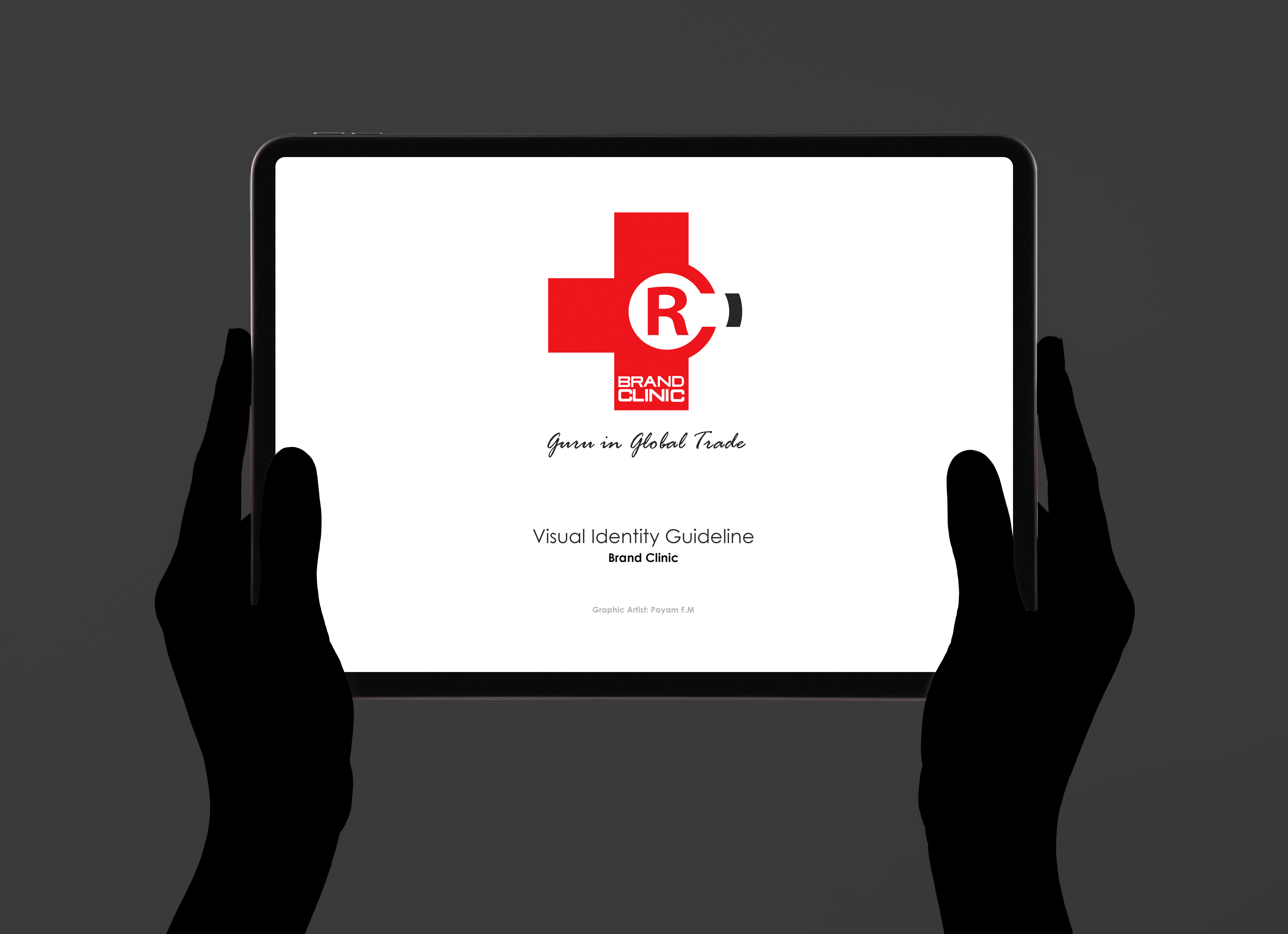 Brand Clinic visual identity guideline cover