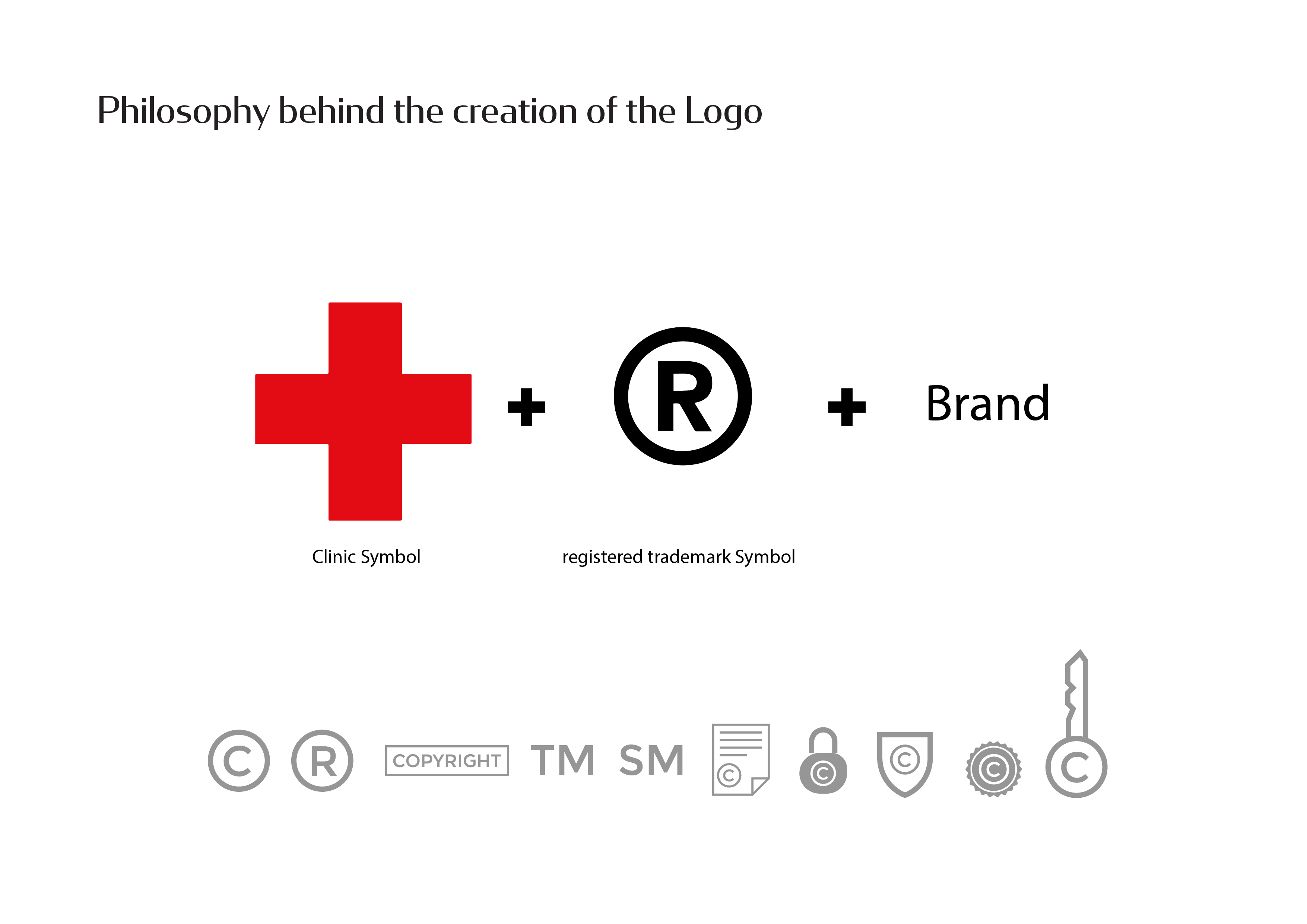 Brand Clinic logo construction philosophy