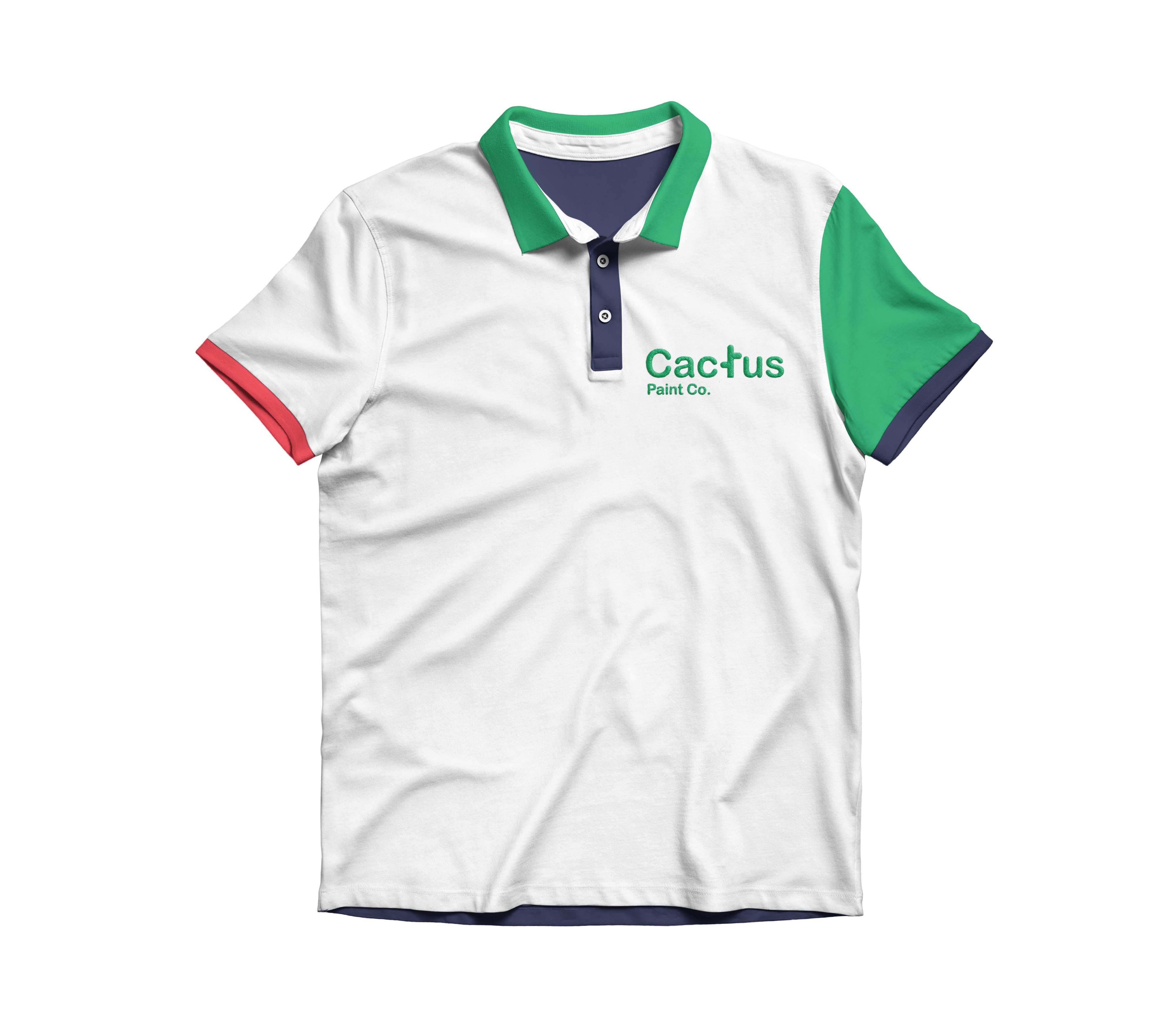 Cactus Paint Company branded polo shirt
