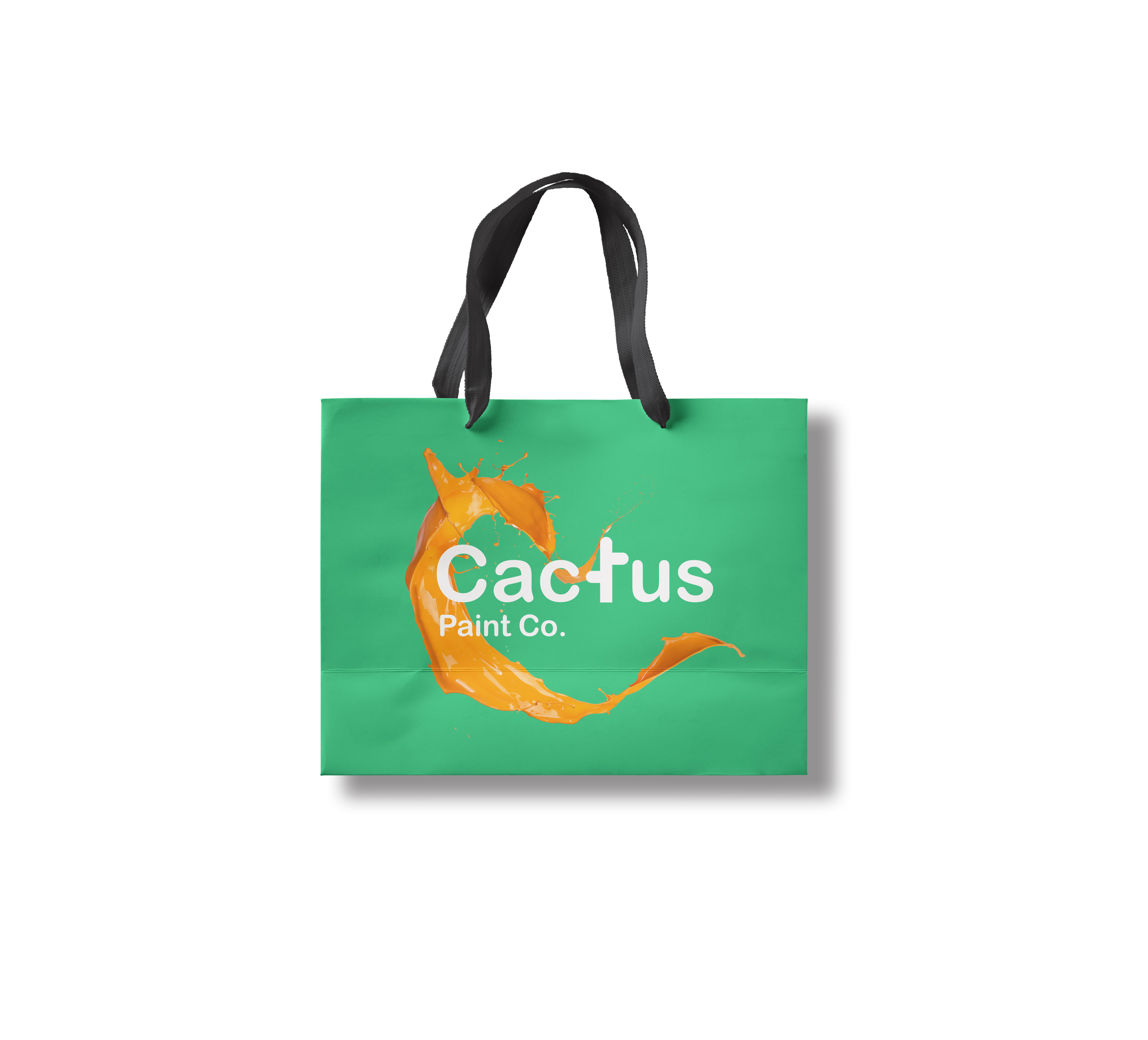 Cactus Paint Company branded shopping bag