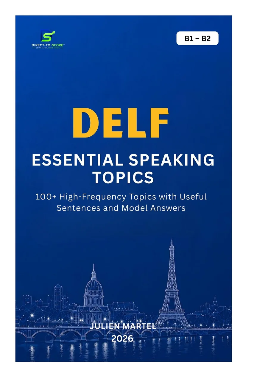 DELF Speaking learning book cover