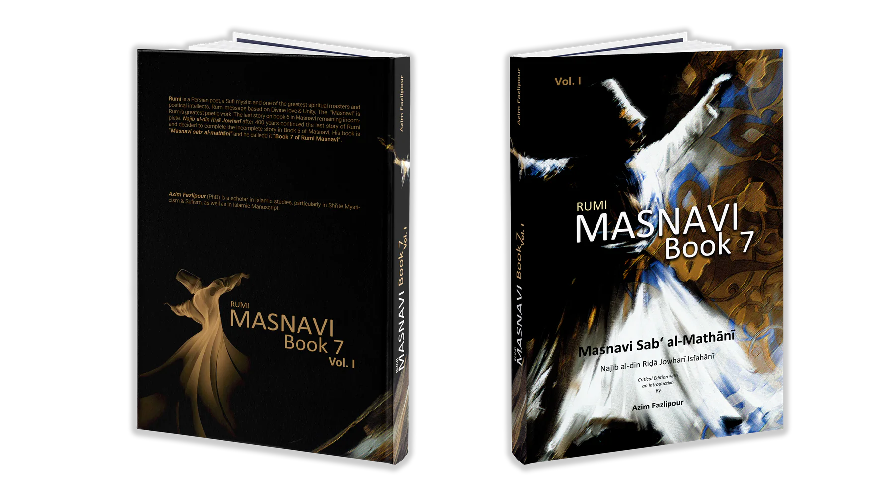 Masnavi Seven book cover and editorial presentation